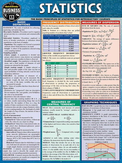 Title details for Statistics by BarCharts Publishing, Inc. - Available